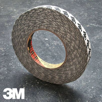 3M 9086, Nastro biadesivo in tessuto non tessuto, adesivo acrilico molto forte 12 mm