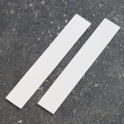 Strisce biadesive in acrilico puro, adesione molto forte, rimovibile, 15 x 80 mm, spessore 1 mm 