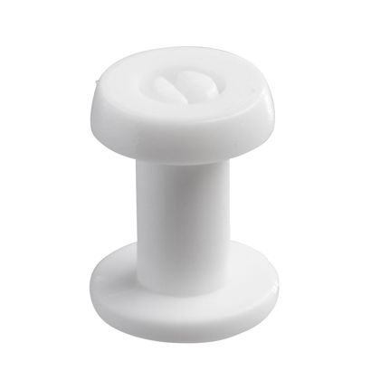 Occhielli a pressione in plastica, versione spessa bianco  | 10 mm