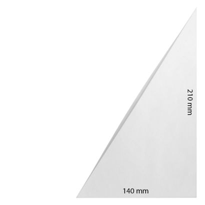 Tasche triangolari, autoadesivo, plastica PP, trasparente 140 x 210 mm