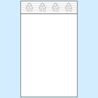 Sacchetti con chiusura ZIP, plastica PE 80 x 120 mm | 90 µm