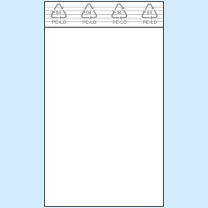 Sacchetti con chiusura ZIP, plastica PE 40 x 60 mm | 50 µm