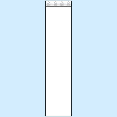 Sacchetti con chiusura ZIP, plastica PE 40 x 170 mm | 50 µm