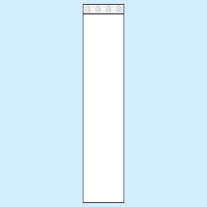 Sacchetti con chiusura ZIP, plastica PE 45 x 220 mm | 50 µm