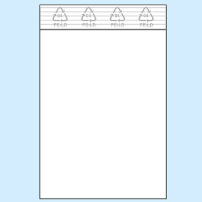 Sacchetti con chiusura ZIP, plastica PE 50 x 70 mm | 50 µm