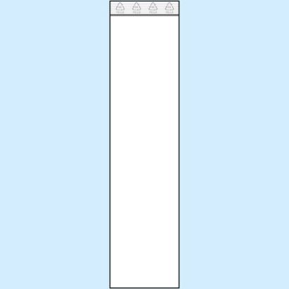 Sacchetti con chiusura ZIP, plastica PE 50 x 170 mm | 50 µm