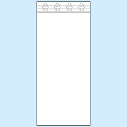 Sacchetti con chiusura ZIP, plastica PE 60 x 130 mm | 50 µm
