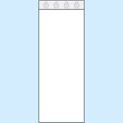 Sacchetti con chiusura ZIP, plastica PE 60 x 160 mm | 50 µm
