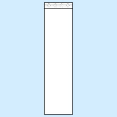 Sacchetti con chiusura ZIP, plastica PE 60 x 230 mm | 50 µm
