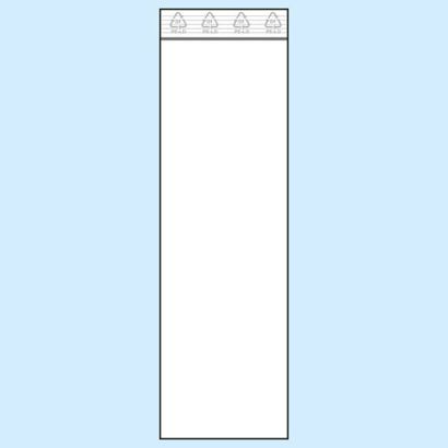 Sacchetti con chiusura ZIP, plastica PE 80 x 250 mm | 50 µm