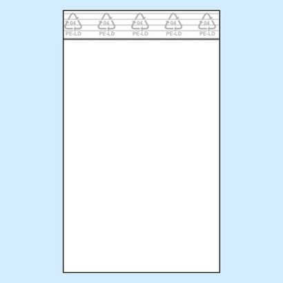 Sacchetti con chiusura ZIP, plastica PE 100 x 150 mm | 50 µm