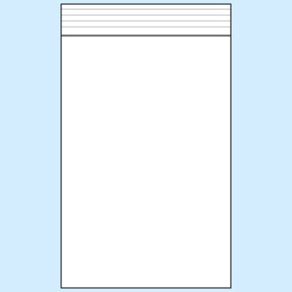 Sacchetti con chiusura ZIP, plastica PE 100 x 150 mm | 90 µm
