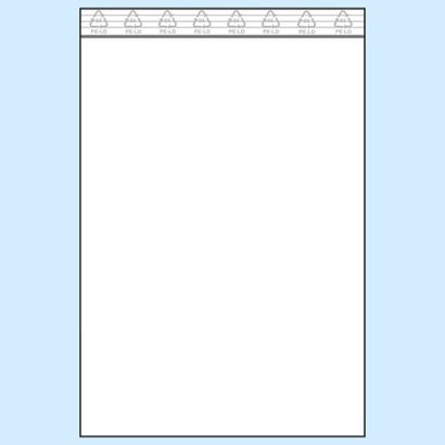 Sacchetti con chiusura ZIP, plastica PE 220 x 280 mm | 50 µm