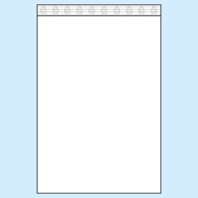 Sacchetti con chiusura ZIP, plastica PE 280 x 400 mm | 50 µm
