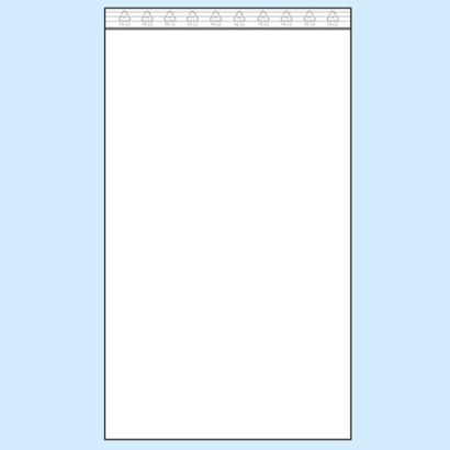 Sacchetti con chiusura ZIP, plastica PE 300 x 500 mm | 50 µm