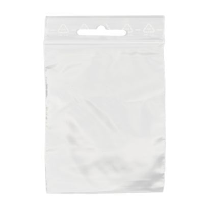 Sacchetti con chiusura ZIP con euro slot, plastica PE 180 x 250 mm | 50 µm