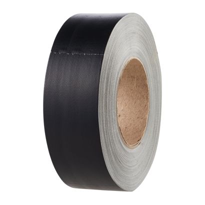 Nastro telato opaco premium  nero  | 50 mm