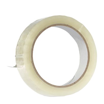 Nastro adesivo per ufficio, PP trasparente, srotolamento silenzioso 25 mm