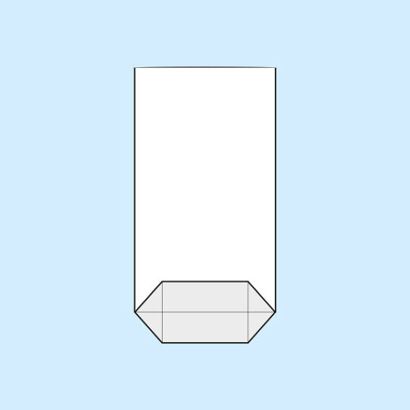 Sacchetti a fondo incrociato, plastica OPP 85 x 145 mm