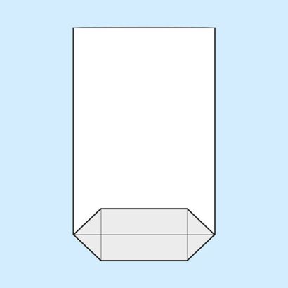Sacchetti a fondo incrociato, plastica OPP 180 x 260 mm