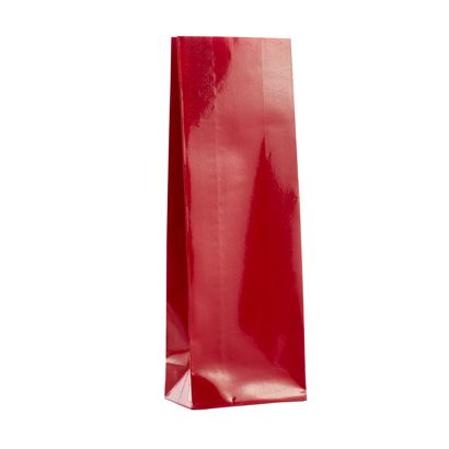 Sacchetti fondo quadro, rosso 105 x 65 x 297 mm