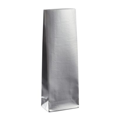 Sacchetti fondo quadro, argento 105 x 65 x 297 mm