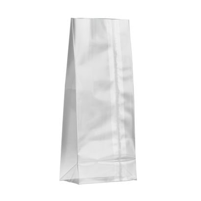 Sacchetti fondo piatto con cucitura sigillata, film OPP, 60 x 40 x 150 mm | 40 µm