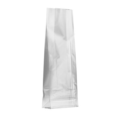 Sacchetti fondo piatto con cucitura sigillata, film OPP, 90 x 50 x 280 mm | 40 µm