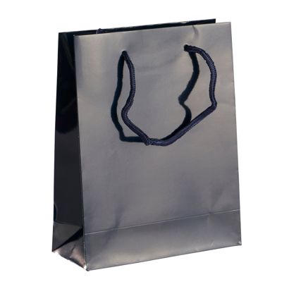Borsa regalo, lucido blu scuro
  | 20 x 25 x 8 cm 