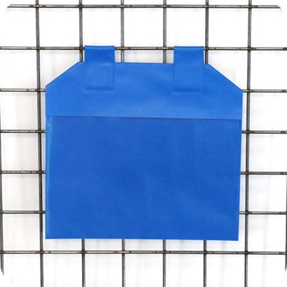 Buste portadocumenti per contenitori in filo metallico, con linguetta e chiusura magnetica 
