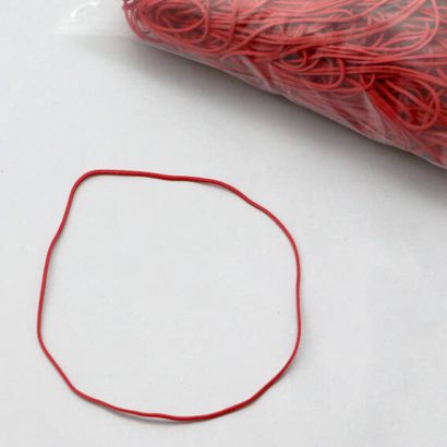 Elastico, rosso 1 mm | 120 mm
