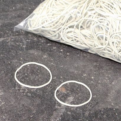 Elastico, bianco 1,5 mm | 50 mm
