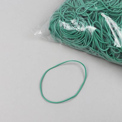 Elastico, verde 1 mm | 70 mm