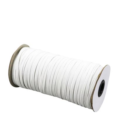 Elastico basico 07 mm art. NELA0006-BIANCO conf. 5 metri
