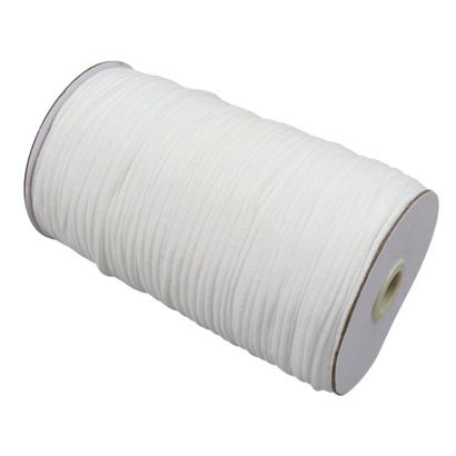 Cordino elastico, 3 mm, extra morbido bianco  | 200 m