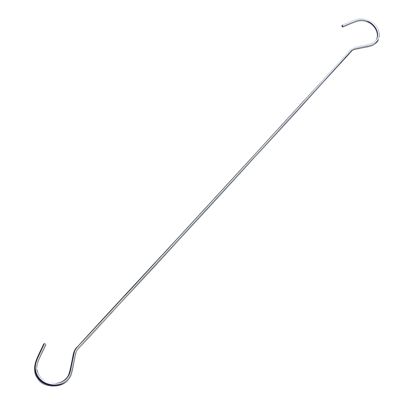 Gancio doppio, zincato 700 mm