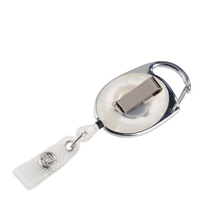 Porta badge a yoyo con clip da cintura null