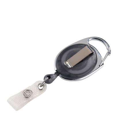 Porta badge a yoyo con clip da cintura null