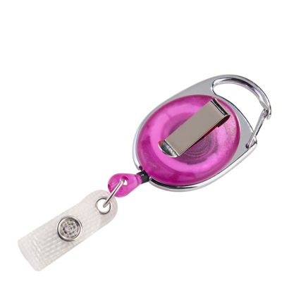 Porta badge a yoyo con clip da cintura null
