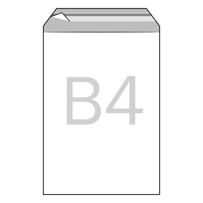 Buste con patella di chiusura, plastica PP, trasparente 250 x 350 mm | 50 µm