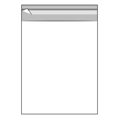 Buste con patella di chiusura, plastica OPP, trasparente 200 x 250 mm