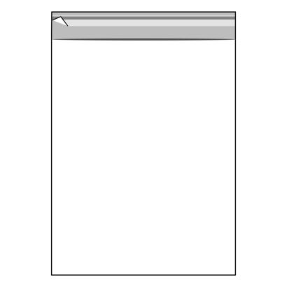 Buste con patella di chiusura, plastica OPP, trasparente 300 x 400 mm