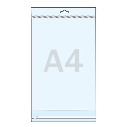 Sacchetti header, plastica OPP 30 µm 215 x 310 mm