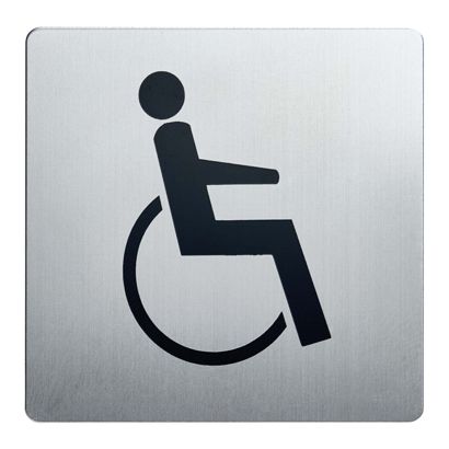 Cartello informativo, acciaio inox, 90 x 90 mm null
