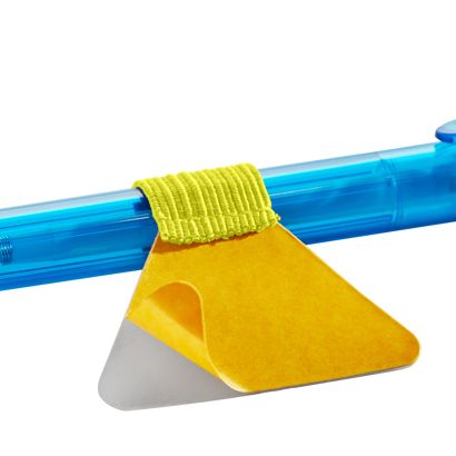 Portapenna con anello elastico, autoadesivo null