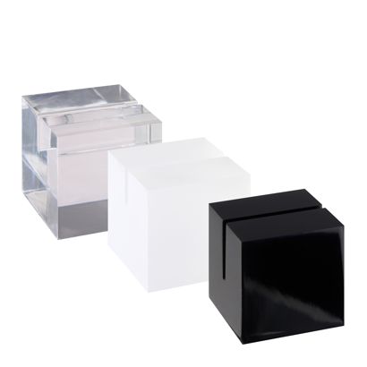 Portacarte "Cube" in acrilico 