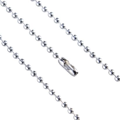 Catena a pallini con chiusura connettore null | 2,4 mm | 1.000 mm