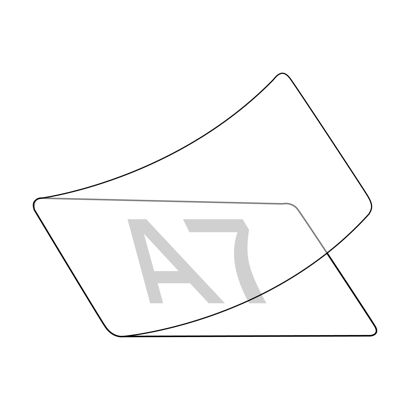 Foglio per plastificare a freddo 86 x 117 mm, per A7 A7