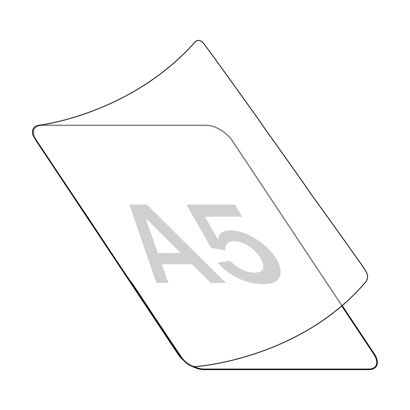 Foglio per plastificare a freddo 160 x 222 mm, per A5 A5