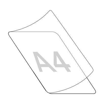 Foglio per plastificare a freddo 225 x 312 mm, per A4 A4 